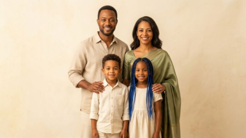 How to create a family photo with an AI prompt?