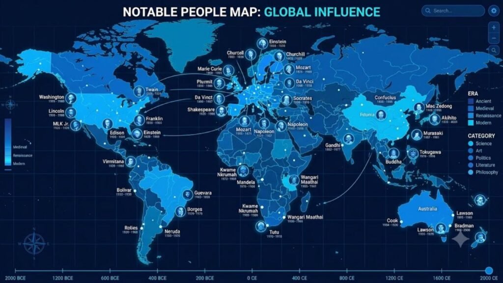 Notable People Map