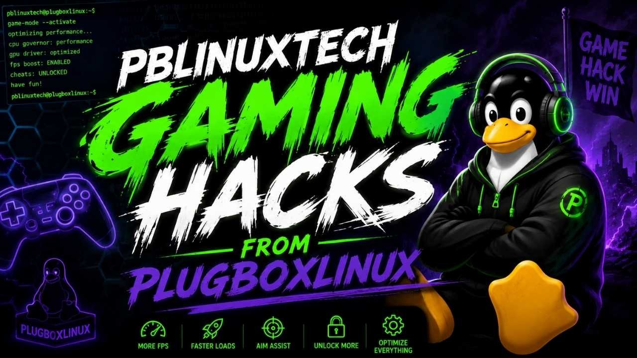 Pblinuxtech Gaming Hacks from Plugboxlinuxac